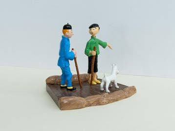 Tintin - 1 Beeldje Moulinsart 46218 - Tintin et Tchang petit, Nieuw