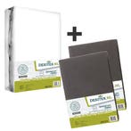 Textielpakket Hefbed 1 Molton + 2 Jersey hoeslakens, Huis en Inrichting, Slaapkamer | Beddengoed, Verzenden, Nieuw, Wit, Overige typen