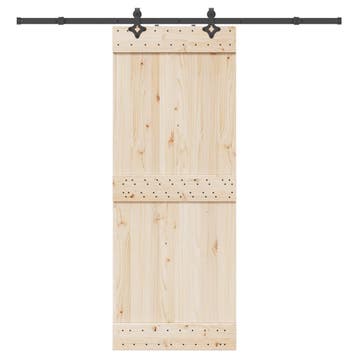 vidaXL Doos met onderdelen voor schuifdeur 213,5 cm staal, Verzenden, Nieuw
