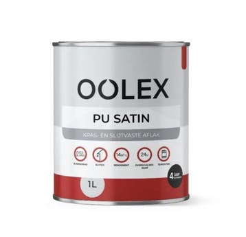 OOLEX PU SATIN - RAL 7010 - 1 liter, Overige kleuren, Nieuw, Ophalen of Verzenden, Verf