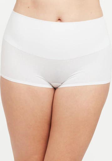 Spanx  - Maat S - Cotton Control - Boyshort - Kleur Wit, Kleding | Dames, Verzenden