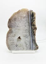 Agaat Lamp met Druzy (zie filmpje), Ophalen of Verzenden, Nieuw