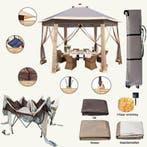 Easy Popup - Partytent - Creme 330 x 330 - Insectvrij Key..., Verzenden, Nieuw