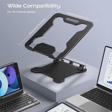 Verstelbare Aluminium Laptop & Tablet Stand - Draagbaar, Opv, Verzenden, Nieuw