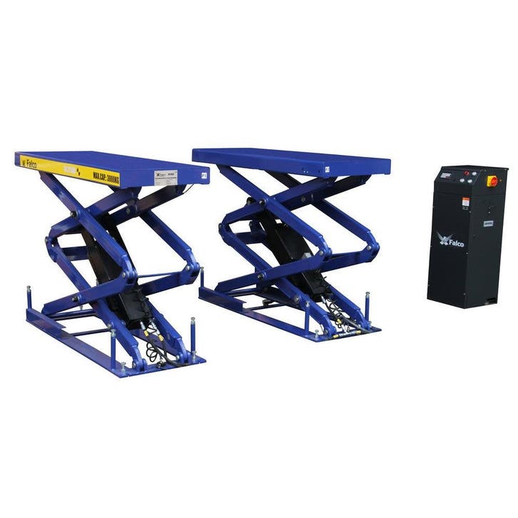 Dubbele schaarlift inbouw 3000kg 400V, Auto diversen, Autogereedschap, Ophalen