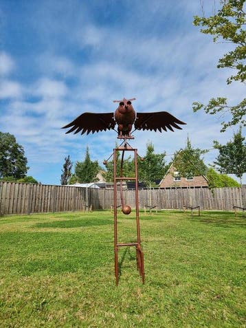 Decoratief ornament - Europa - XXL Wind Moving Owl