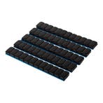 Plaklood 12x10 50pcs 6kg zwart gecoat, Nieuw