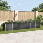 vidaXL Plantenbak verhoogd 480x80x77 cm gegalvaniseerd staal, 100 cm of meer, Verzenden, Nieuw, Metaal