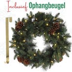 Meisterhome Kerstkrans 50 cm Timer Van 49 Voor 15, Ophalen of Verzenden, Nieuw