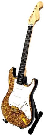Miniatuur replica Fender Stratocaster gitaar - Eric Clapton, Ophalen of Verzenden, Nieuw, Pop, Beeldje of Miniatuur
