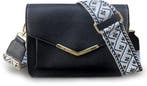 THL Design Kleine Dames schoudertas Bag Strap Brede Band, Verzenden, Nieuw, Zwart, Schoudertasje