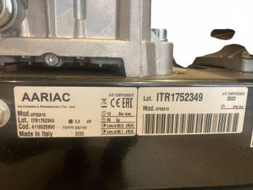 Compressor Zionair nieuw Compressor 2,2KW 230V 10bar 150ltr, Doe-het-zelf en Verbouw, Gereedschap | Handgereedschap, Nieuw