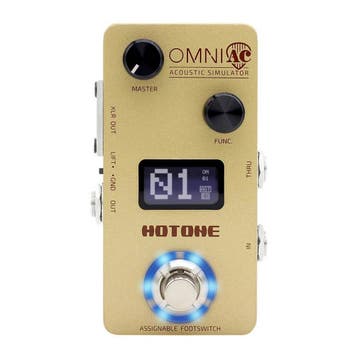 HoTone OMP-5 akoestische simulator pedaal OMNI AC, met 9V, Ophalen of Verzenden, Nieuw