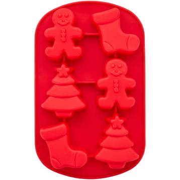 Wilton Siliconen Bakvorm Sok-Gingerbread-Kerstboom (6), Hobby en Vrije tijd, Taarten en Cupcakes maken, Verzenden, Nieuw
