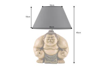 Tafellamp SUMO 50 cm beige met zwarte kap - 48024, Ophalen of Verzenden, Nieuw