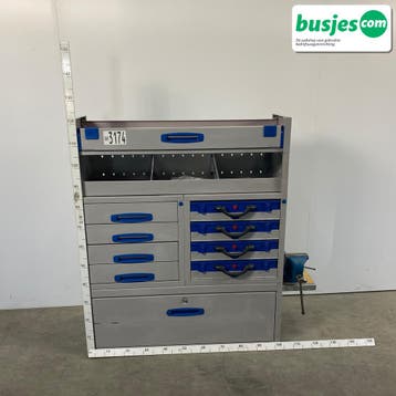 Sortimo alu bedrijfswagen inrichting 1020x350x1220mm (3174), Ophalen of Verzenden