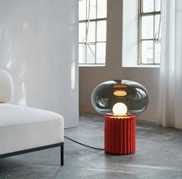 Favius - Hanne Willmann - Staande lamp - Schimmels - Glas,