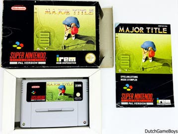 Super Nintendo / SNes - Major Title - FRG, Verzenden, Gebruikt