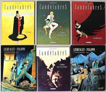 Candélabres T1 à T4 + Le Croquemitaine T1 & T2 + ex-libris -, Nieuw