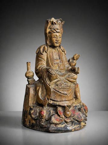 Guanyin - 18th c. - Hout - China - Qing Dynastie (1644-1911)