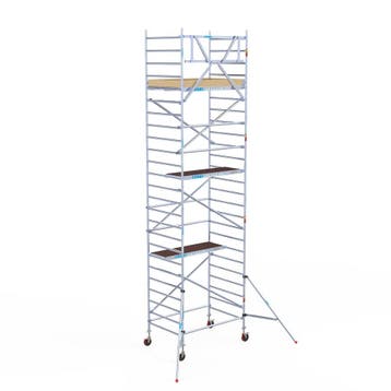 Basic rolsteiger 135 x 10,2m werkhoogte, Verzenden, Nieuw, Rolsteiger of Kamersteiger, 5 meter of hoger