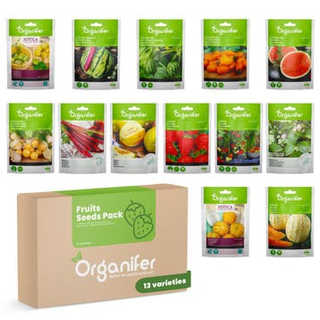 Fruit Zaden Pakket - 13 Soorten, Verzenden, Gehele jaar, Volle zon