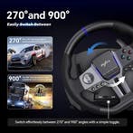 2dekans | PXN Gaming Stuur - V9 Gen 2 - 270/900° - Pedalen -, Ophalen of Verzenden, Zo goed als nieuw