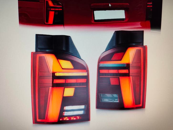 achterlichten volkswagen T5, Auto-onderdelen, Verlichting, Nieuw, 3 maanden garantie, Volkswagen, Ophalen of Verzenden