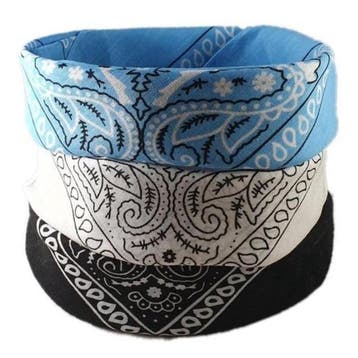 Fako Fashion - 3-Pack Paisley Bandana - Boeren Zakdoek -, Verzenden, Nieuw