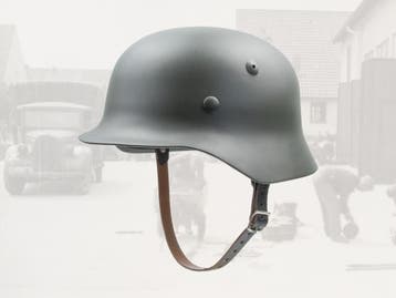 Replica Duitse helm M40 wo2, Ophalen of Verzenden, Landmacht, Duitsland, Helm of Baret