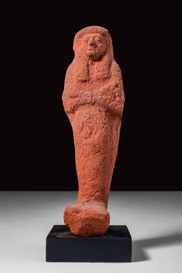 Oude Egypte, Nieuwe rijk Terracotta Shabti - 17 cm