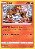 Entei 021/159 Holo Crown Zenith, Ophalen of Verzenden, Nieuw, Losse kaart, Foil