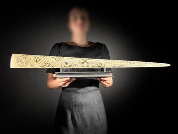 GEEN MINIMUMPRIJS - Een grote zwaardvissnuit op een op maat