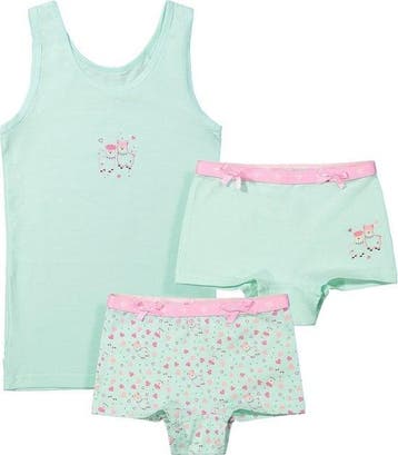 Kinderondergoed Funderwear - Set Alpaca - Mint - Maat 128..., Verzenden, Nieuw, Meisje