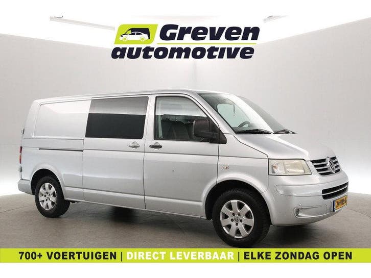 Volkswagen Transporter 2.5 TDI L2H1 | Marge | Automaat |, Auto's, Bestelauto's, Automaat, Diesel, Zilver of Grijs, Euro 4, Volkswagen