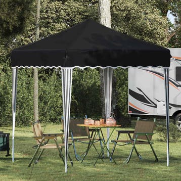 vidaXL Pop-up partytent 195 x 195 x 245 cm Antracietkleurig, Verzenden, Nieuw, Partytent