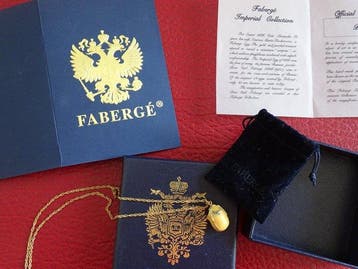 Figuur - House of Faberge- Imperial pendant egg - original, Nieuw