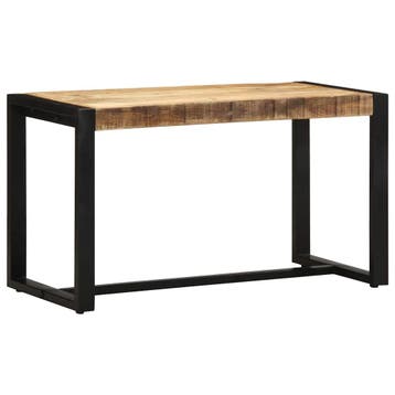 vidaXL Bank 80x35x45 cm massief ruw hout mango, Verzenden, Nieuw