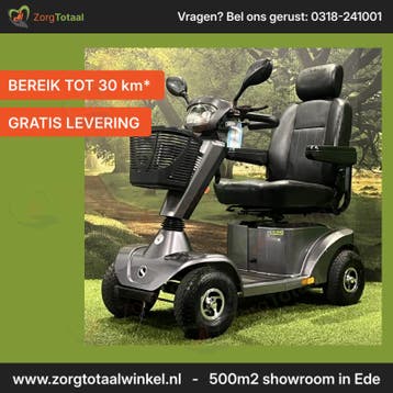 Scootmobiel - Sterling S425 4-wiel - grijs | Incl garantie.., Ophalen of Verzenden, Gebruikt, Sterling