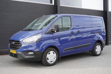 Ford Transit Custom 2.0 TDCI 130PK AUTOMAAT EURO 6, Automaat, Stof, Gebruikt, Blauw