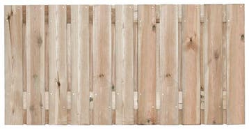 Schutting Tuinscherm Zaltbommel 90x180cm Geimpregneerd Grene, Tuin en Terras, Schuttingen, 1 tot 2 meter, Minder dan 3 meter, Nieuw