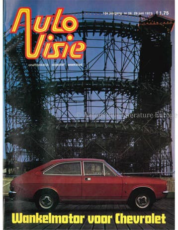 1973 AUTOVISIE MAGAZINE 26 NEDERLANDS, Nieuw, Author