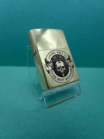 Zippo - Zippo Custom - Living Well - Zonder minimumprijs -, Verzamelen, Nieuw