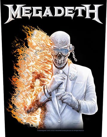 Megadeth - Megadeth - Rugpatch, Ophalen of Verzenden, Nieuw, Kleding