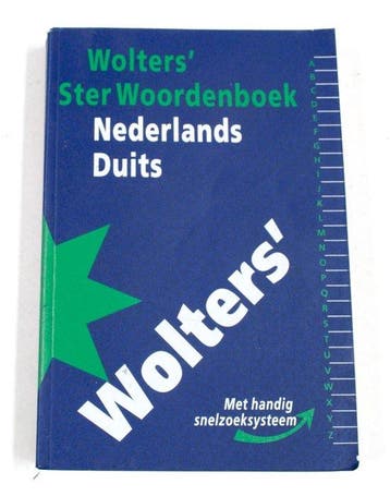Wolters sterwoordenboek ned. duits 9789001813031, Zo goed als nieuw