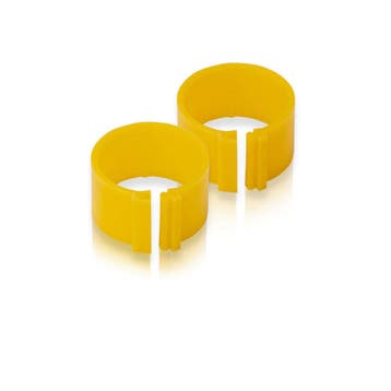 Pluimvee ring 6 mm geel, Dieren en Toebehoren, Ophalen of Verzenden, Nieuw