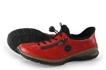 Rieker Sneakers in maat 40 Rood, Verzenden, Rood, Rieker, Sneakers of Gympen