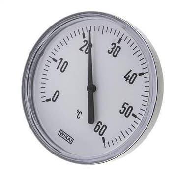 0 tot +60°C Plastic Bimetalen Thermometer 100mm Behuizing, Verzenden, Nieuw