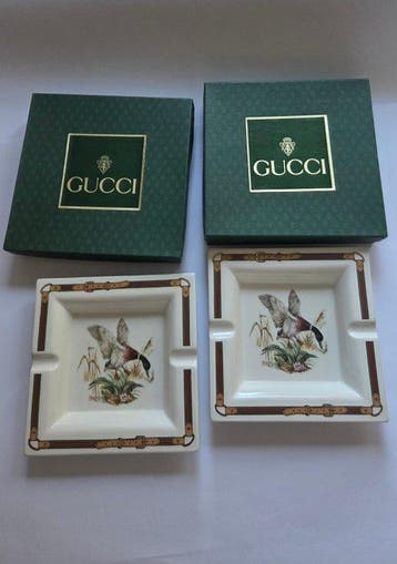 Gucci - Asbak (2) - Ceramic - Keramiek - Eend