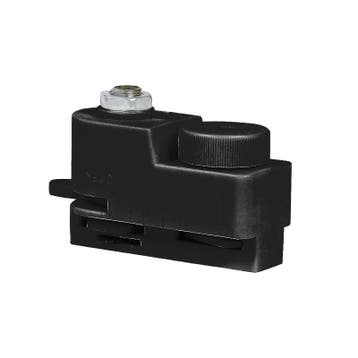 1-FASE RAIL | PENDELADAPTER | ZWART, Nieuw